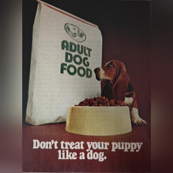 1980 Purina Puppy Chow Dog Food Ad - Don't Treat Your Puppy Like A Dog - Picture 8 of 8